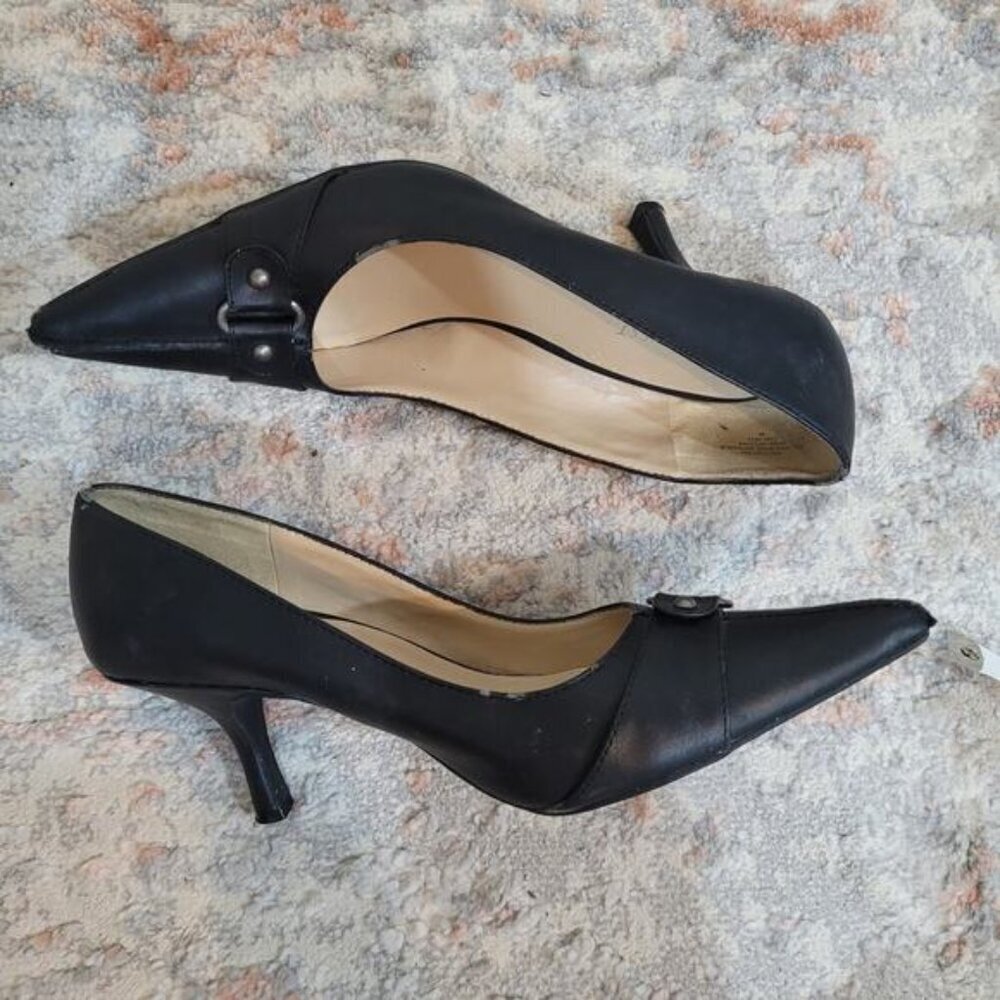 Nine West Rochell Black Heels‎ - Size 7 - Picture 5 of 7
